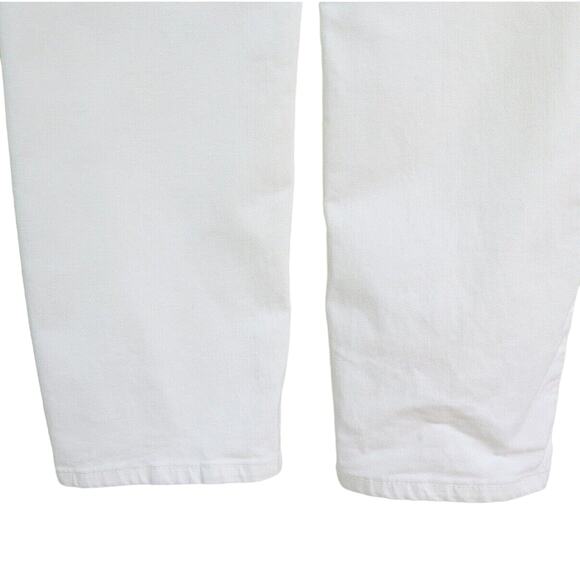 AG Adriano Goldschmied Size 26 Tristan Tailored Trouser Stretch White - Picture 9 of 12